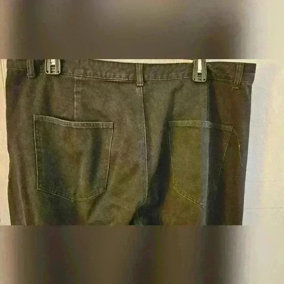 Cider Black Wide Leg High Rise Jeans Size 3X EUC - Picture 5 of 9